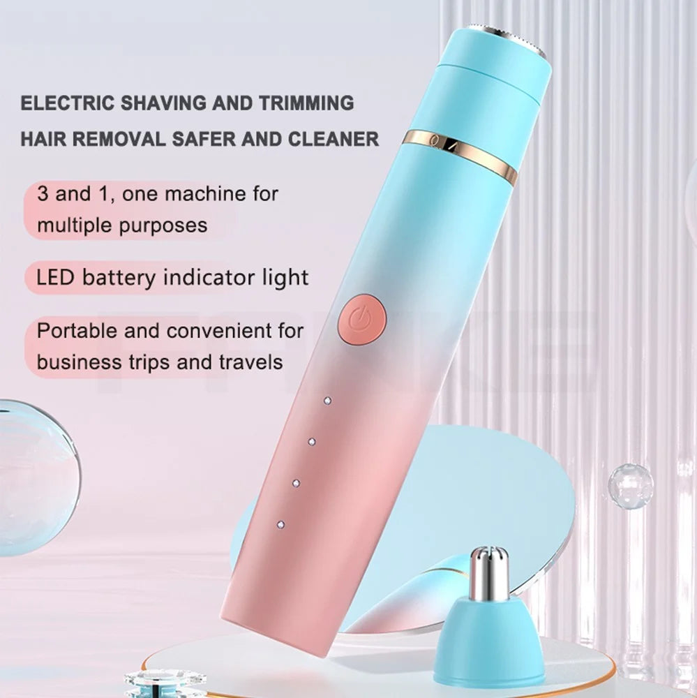 3 in 1 function facial hair remover fk 112
