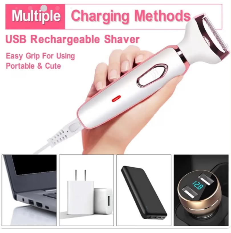 Lady Shaver Beauty Kit 4-in-1 Rechargeable Hair Remover – SN-8866